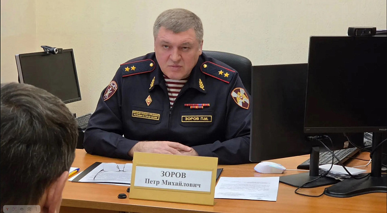 Начальник столичного главка Росгвардии провёл личный приём граждан