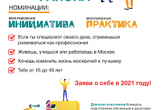 В Москве выберут авторов лучших социальных проектов районного уровня