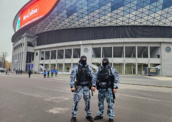 В Москве Росгвардия обеспечила безопасность хоккейного матча 